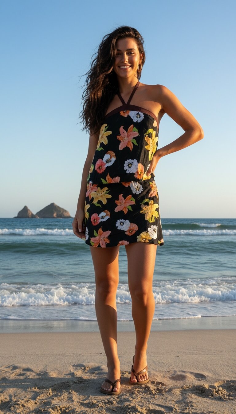 beach mini dress