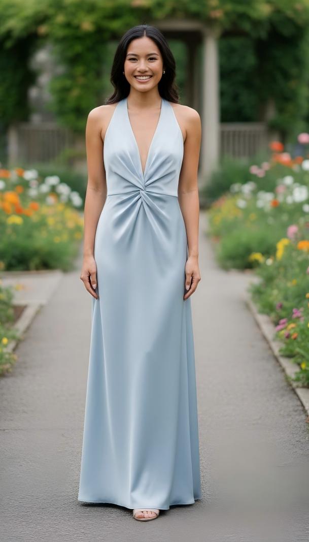 Blue Party Dress